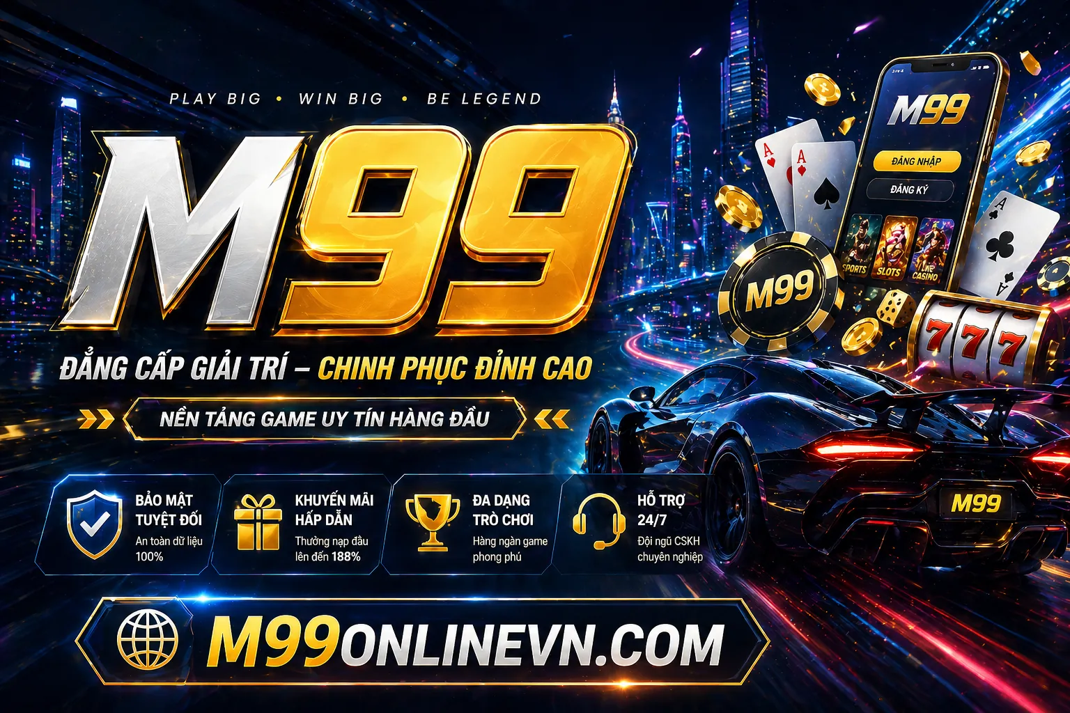 Hình ảnh giới thiệu về m99 code, một nền tảng giải trí trực tuyến hàng đầu